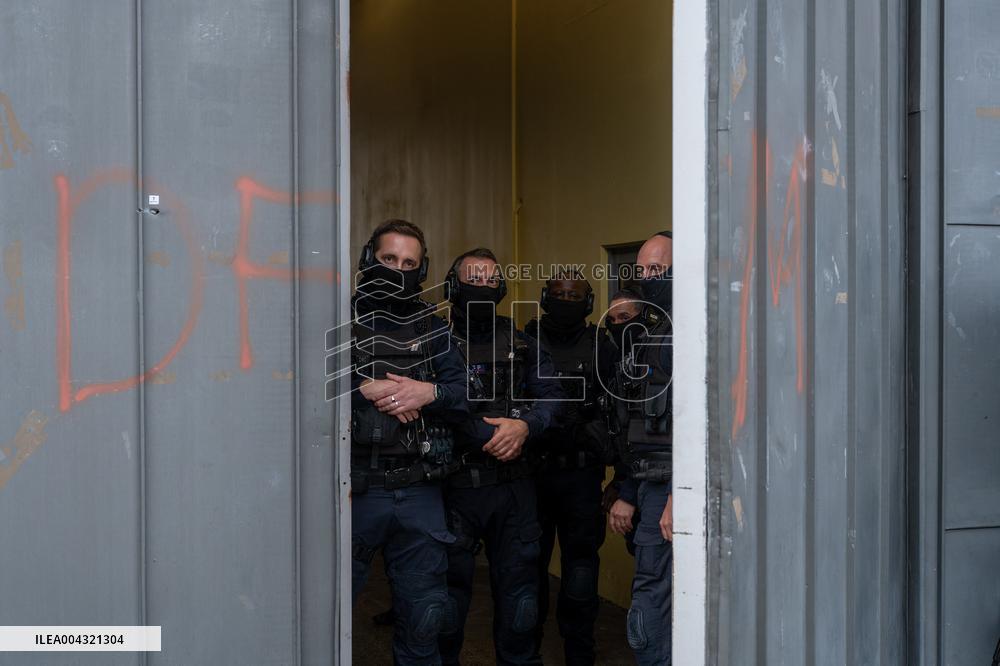 Gerald Darmanin At Toulon-La Farlede prison