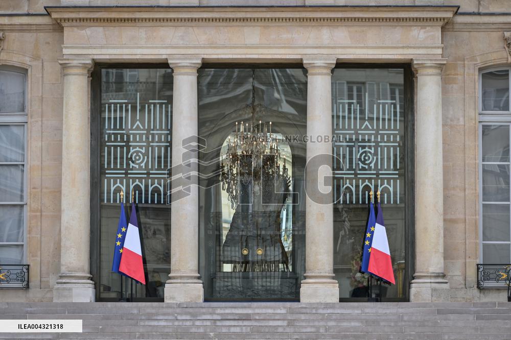 Guests arrive for Notre Dame de Paris restoration awarding ceremony in Paris - FA