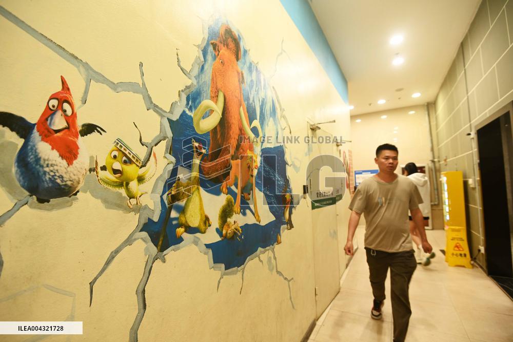 3D Graffiti Wall Painting