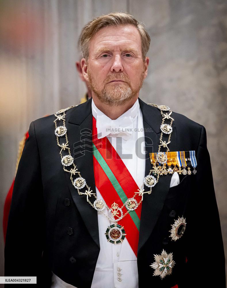 Dutch Royals Welcome Sultan Haitham Ahead of State Banquet - Amsterdam