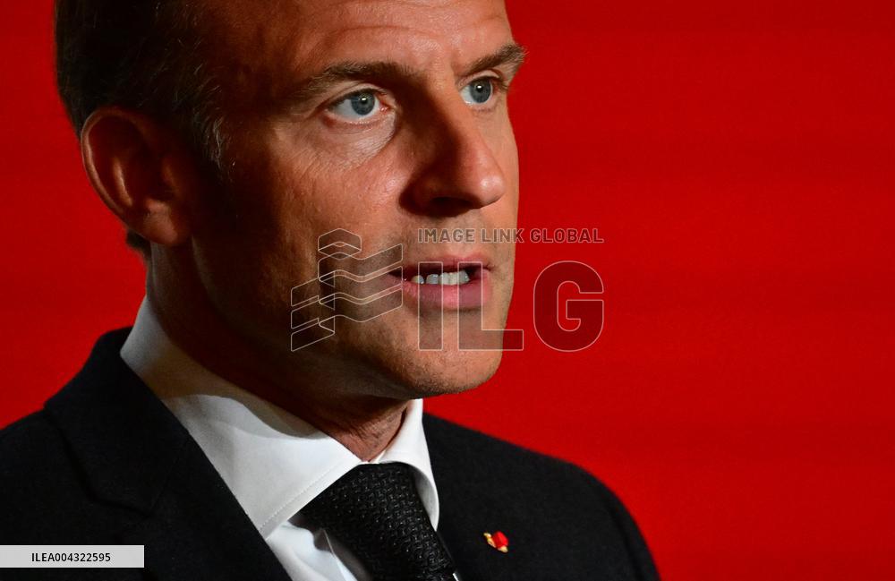 Macron Awards Those Involved In Notre Dame De Paris Cathedral Restorations - Paris