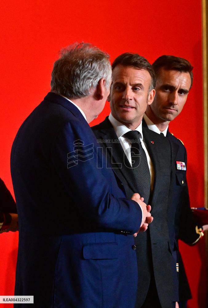 Macron Awards Those Involved In Notre Dame De Paris Cathedral Restorations - Paris