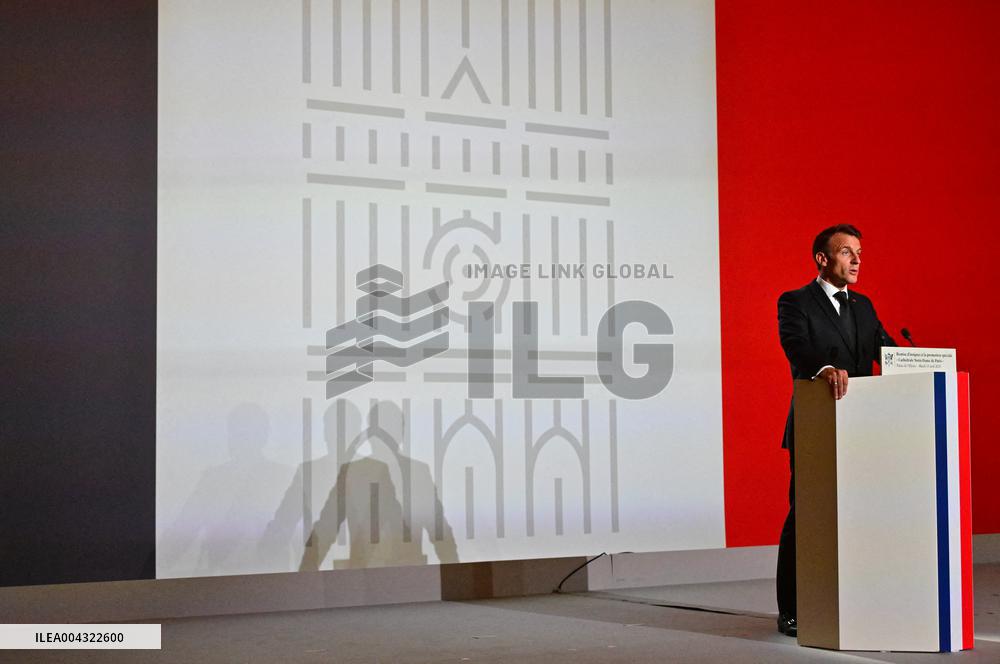 Macron Awards Those Involved In Notre Dame De Paris Cathedral Restorations - Paris