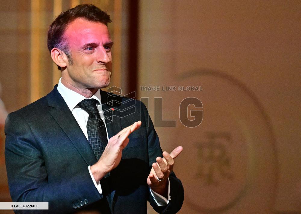 Macron Awards Those Involved In Notre Dame De Paris Cathedral Restorations - Paris