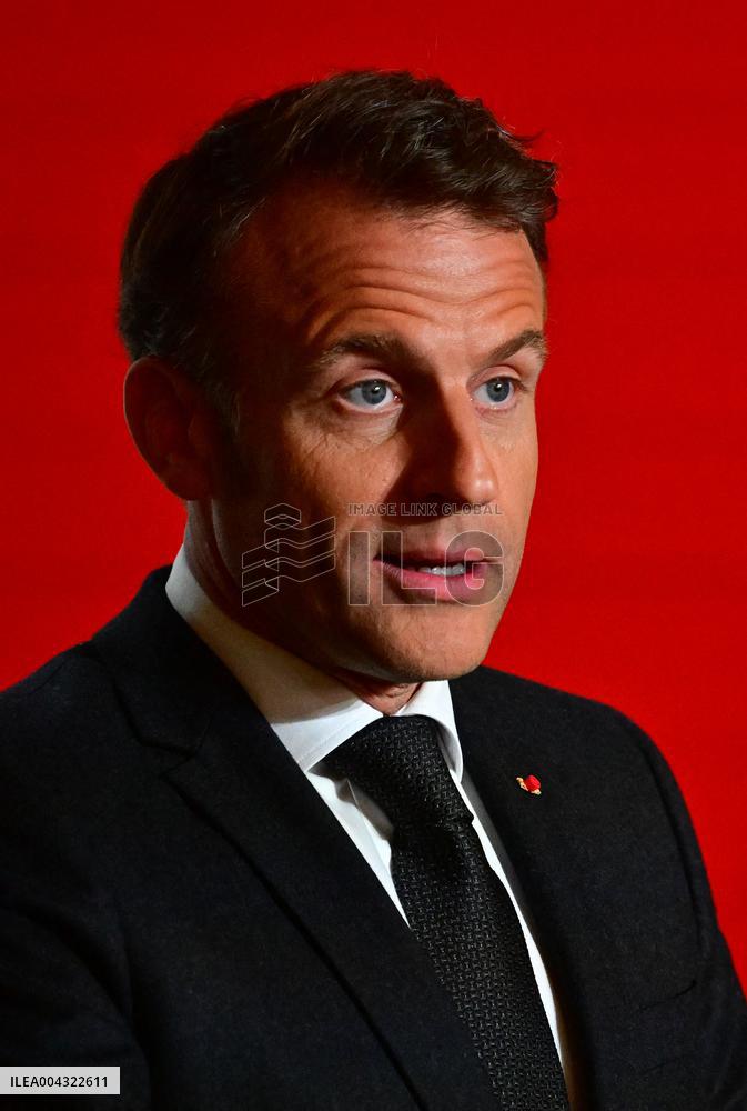 Macron Awards Those Involved In Notre Dame De Paris Cathedral Restorations - Paris