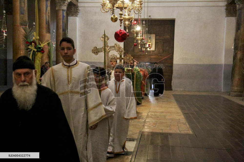 Christians Celebrate Palm Sunday in West Bank
