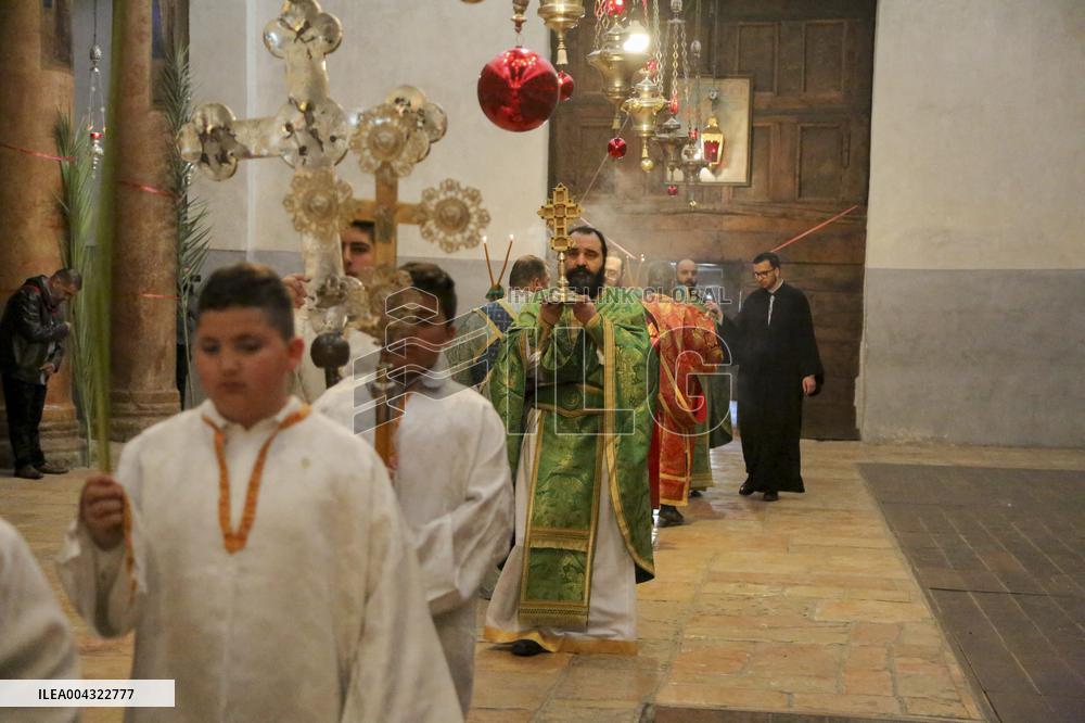 Christians Celebrate Palm Sunday in West Bank