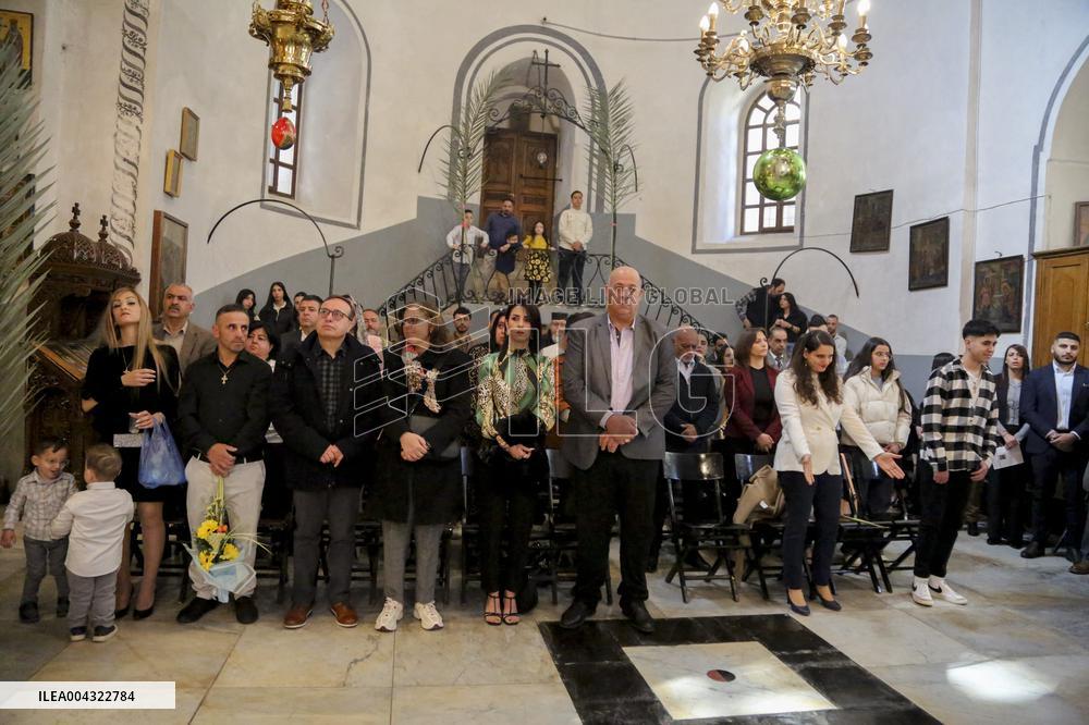 Christians Celebrate Palm Sunday in West Bank