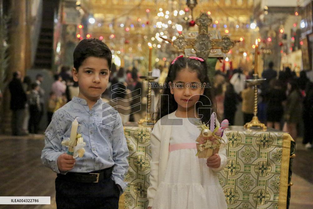Christians Celebrate Palm Sunday in West Bank
