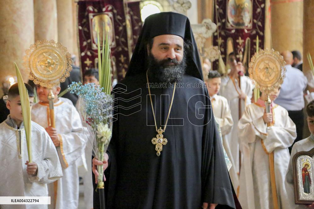 Christians Celebrate Palm Sunday in West Bank