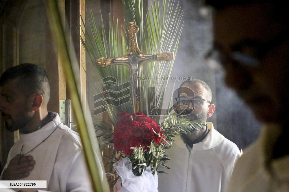 Christians Celebrate Palm Sunday in West Bank