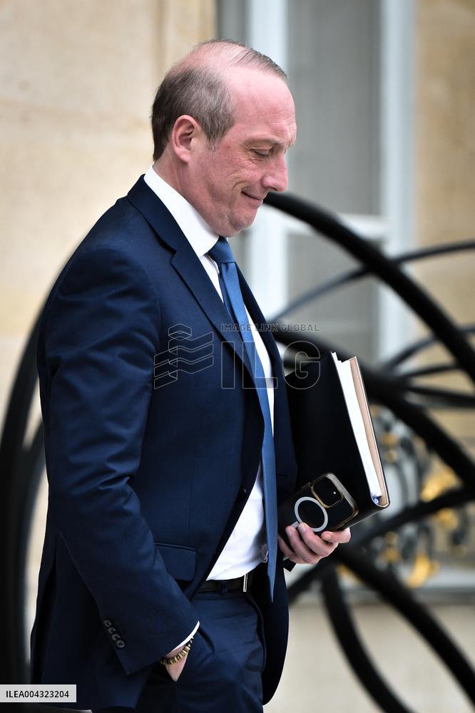 Council of Ministers at the Elysee Palace FA