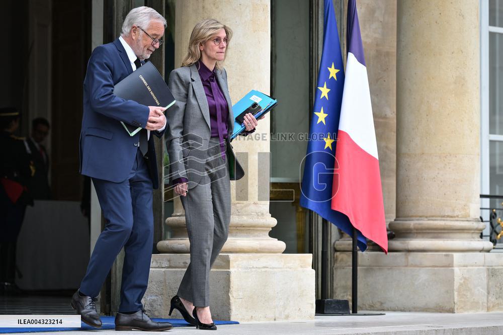 Council of Ministers at the Elysee Palace FA