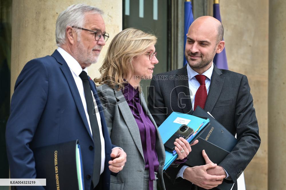 Council of Ministers at the Elysee Palace FA