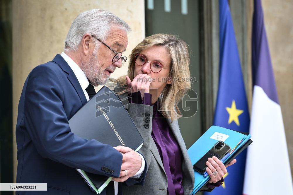 Council of Ministers at the Elysee Palace FA