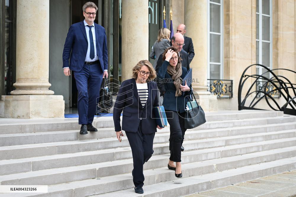 Council of Ministers at the Elysee Palace FA