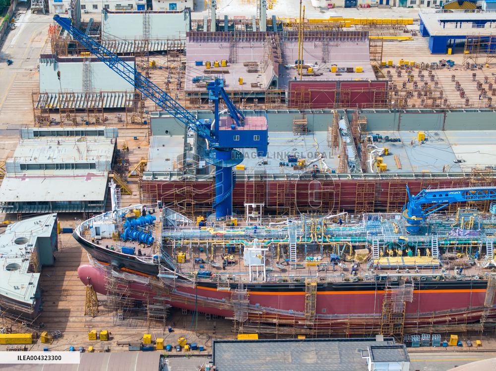 Jinling Shipyard in Nanjing