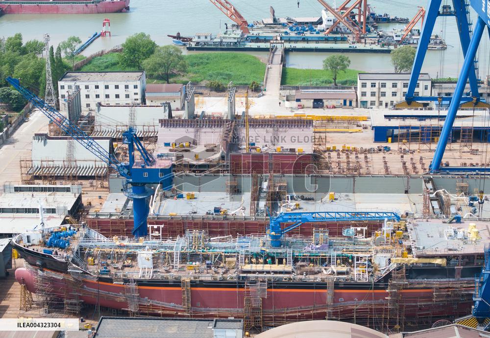 Jinling Shipyard in Nanjing