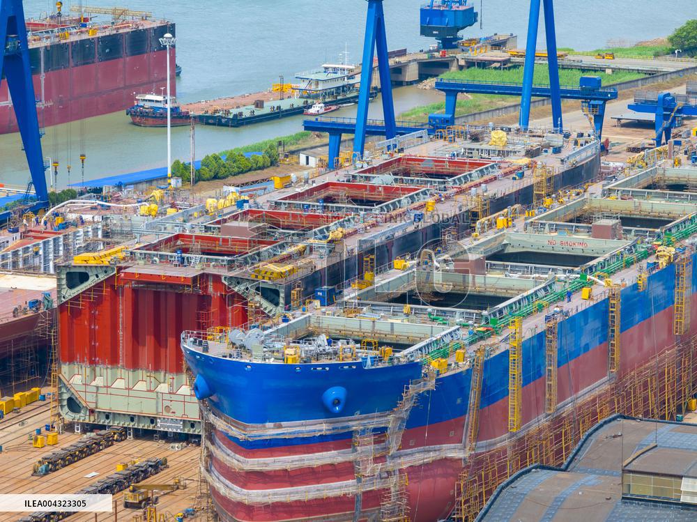 Jinling Shipyard in Nanjing