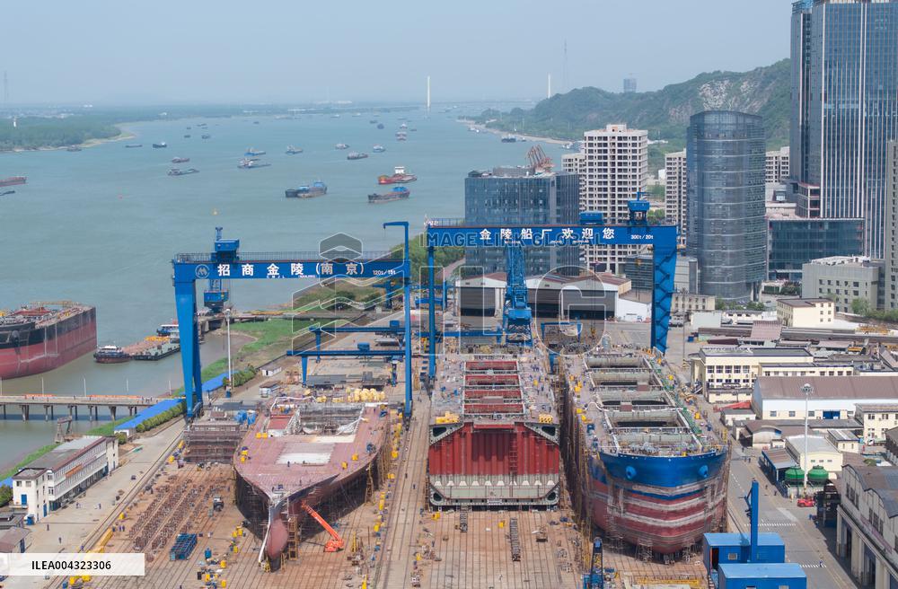 Jinling Shipyard in Nanjing