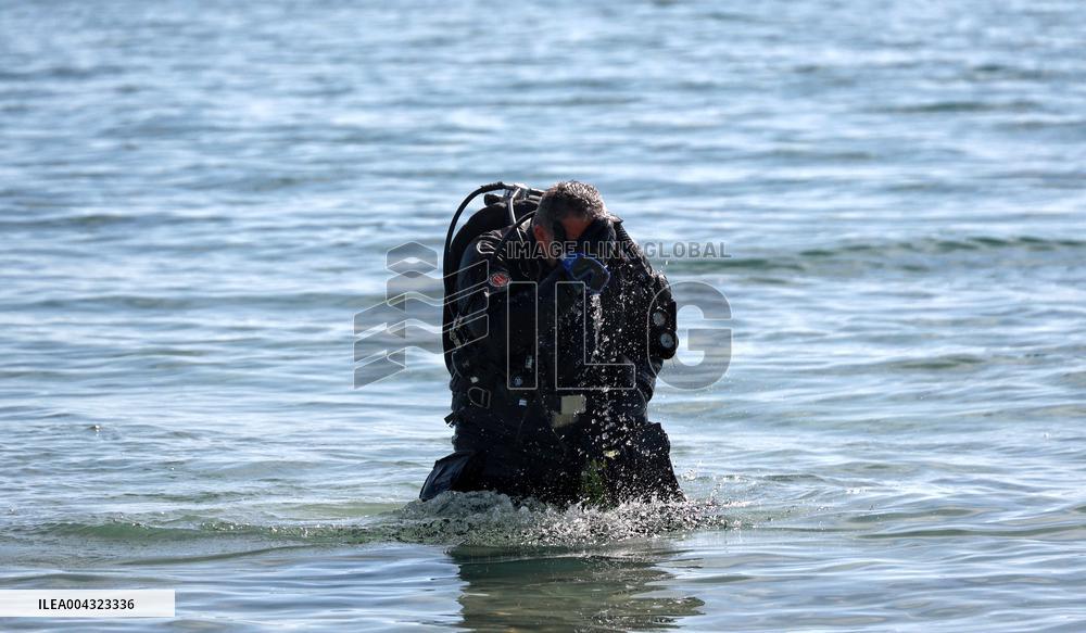 Divers check Black Sea shore in Odesa before high season