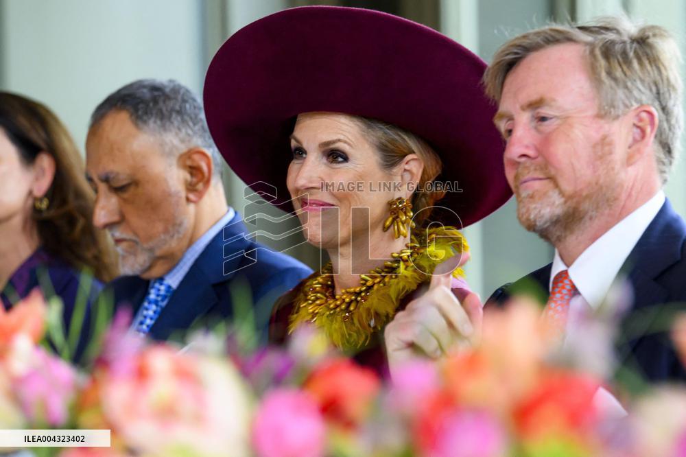 Dutch Royals at Government Lunch for Sultan of Oman - Netherlands