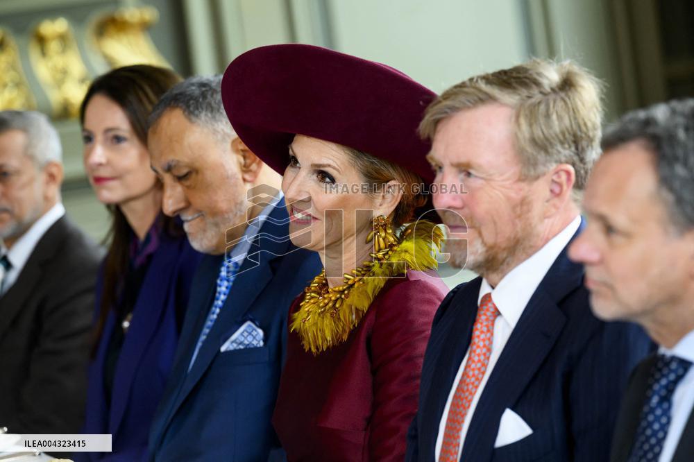 Dutch Royals at Government Lunch for Sultan of Oman - Netherlands