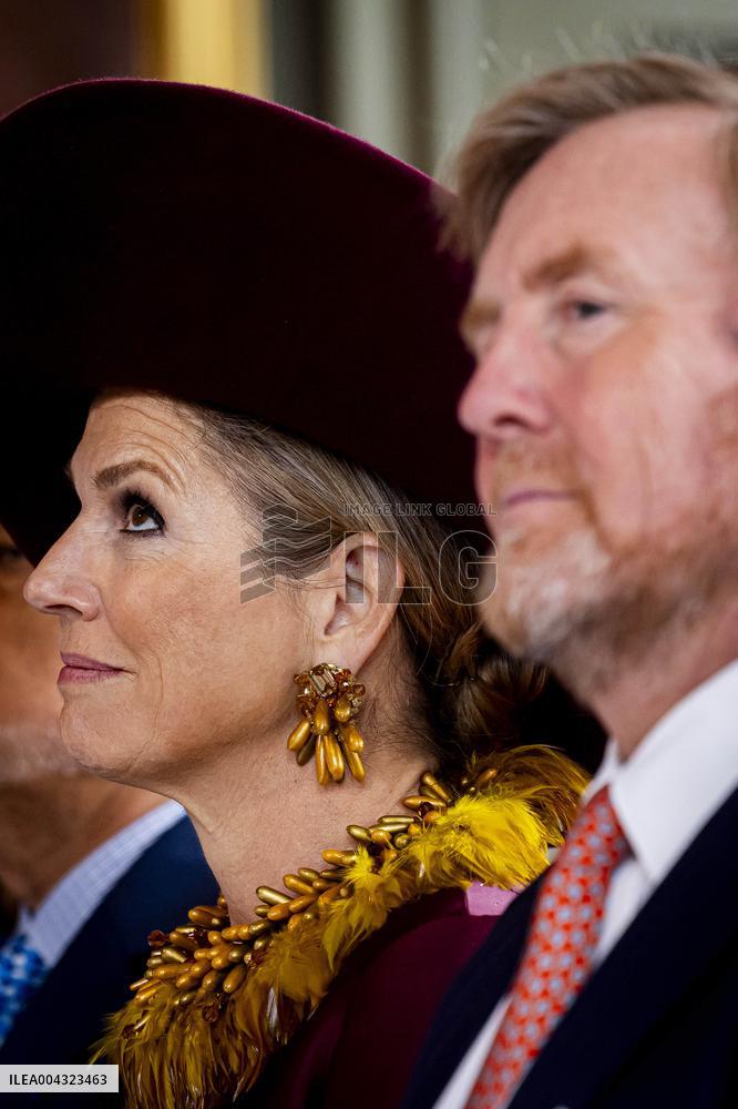 Dutch Royals at Government Lunch for Sultan of Oman - Netherlands