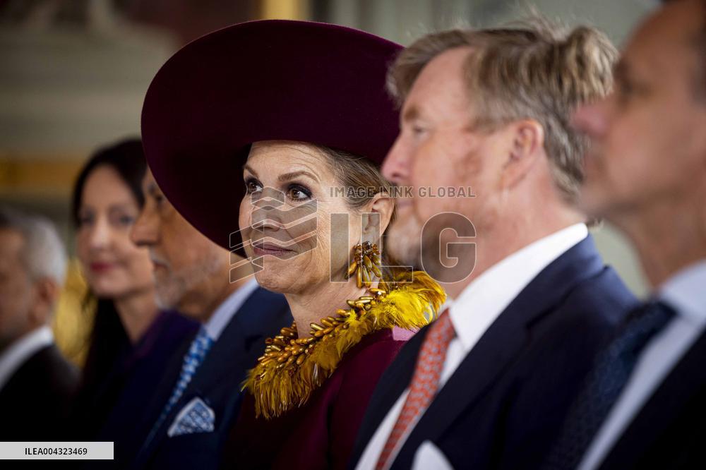 Dutch Royals at Government Lunch for Sultan of Oman - Netherlands