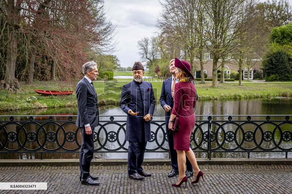 Dutch Royals at Government Lunch for Sultan of Oman - Netherlands