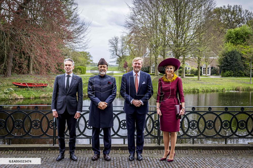 Dutch Royals at Government Lunch for Sultan of Oman - Netherlands