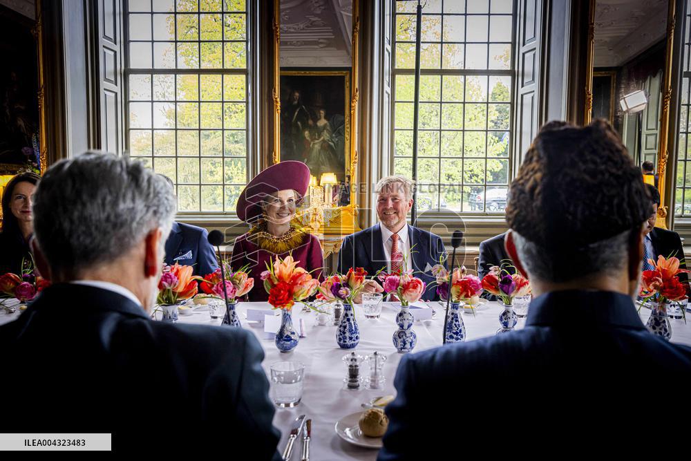Dutch Royals at Government Lunch for Sultan of Oman - Netherlands