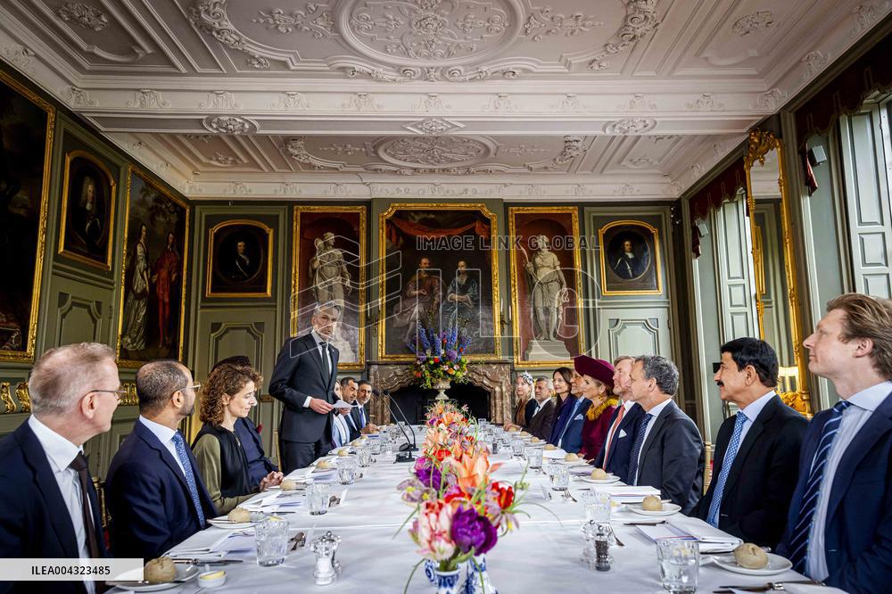 Dutch Royals at Government Lunch for Sultan of Oman - Netherlands