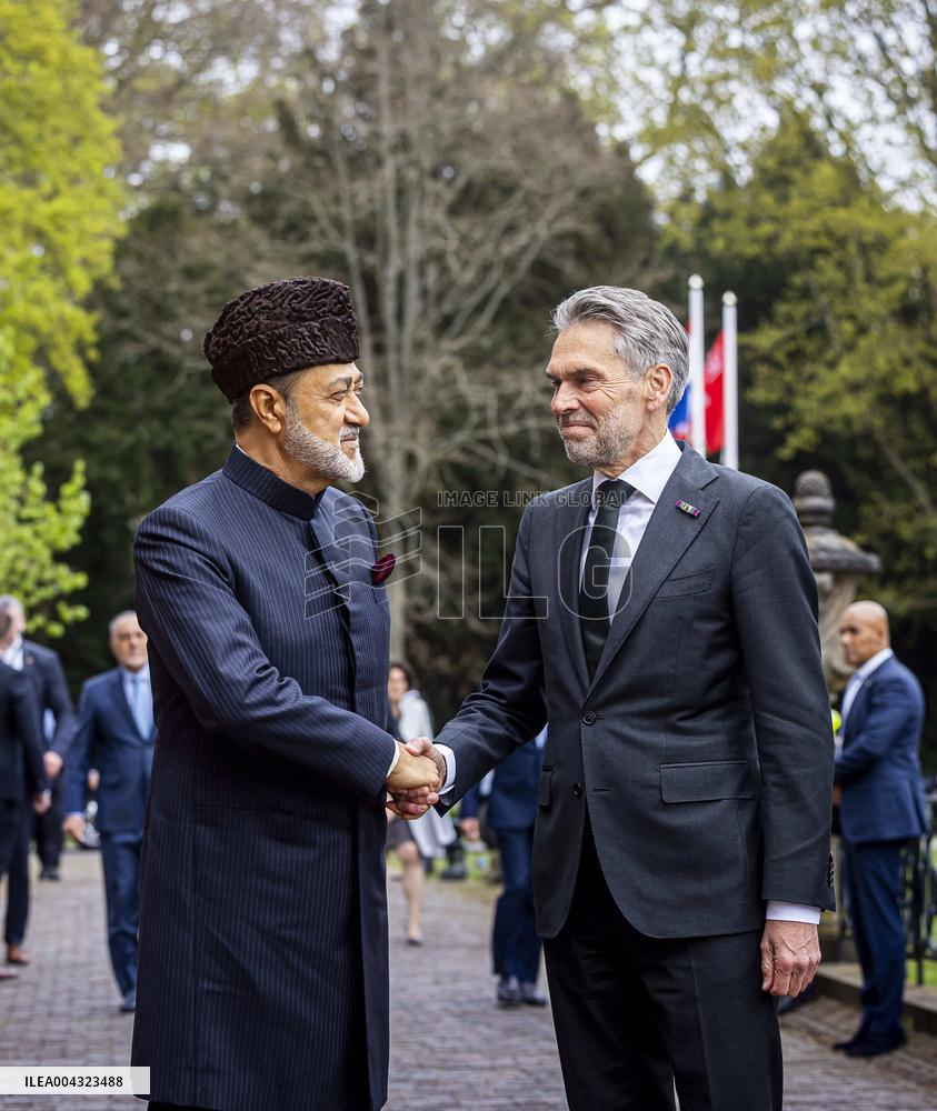 Dutch Royals at Government Lunch for Sultan of Oman - Netherlands