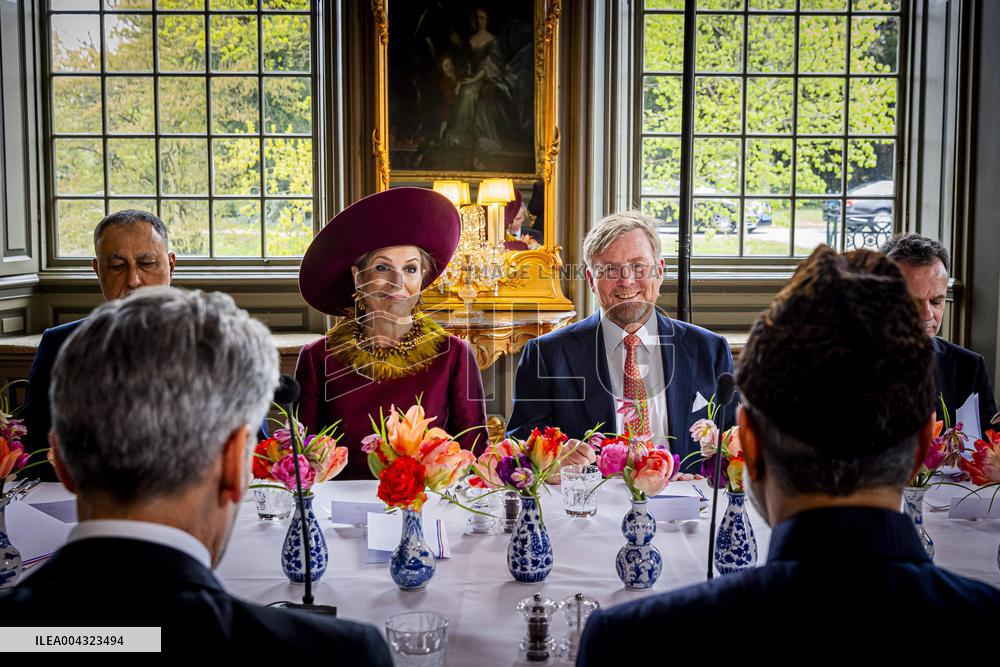 Dutch Royals at Government Lunch for Sultan of Oman - Netherlands