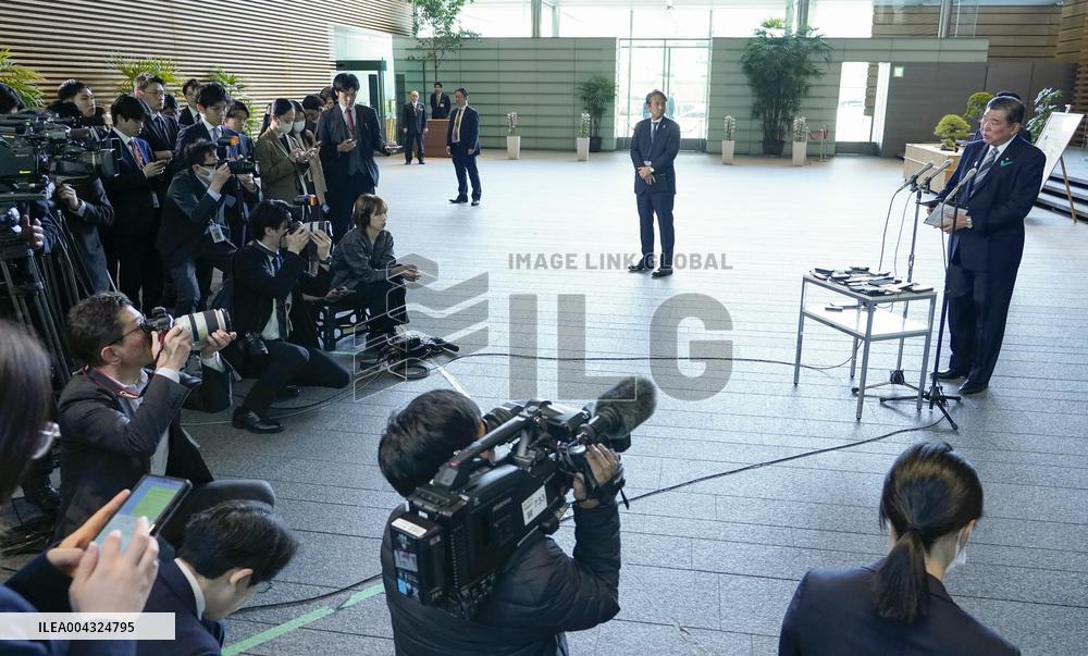 Japan PM on tariff talks with U.S.