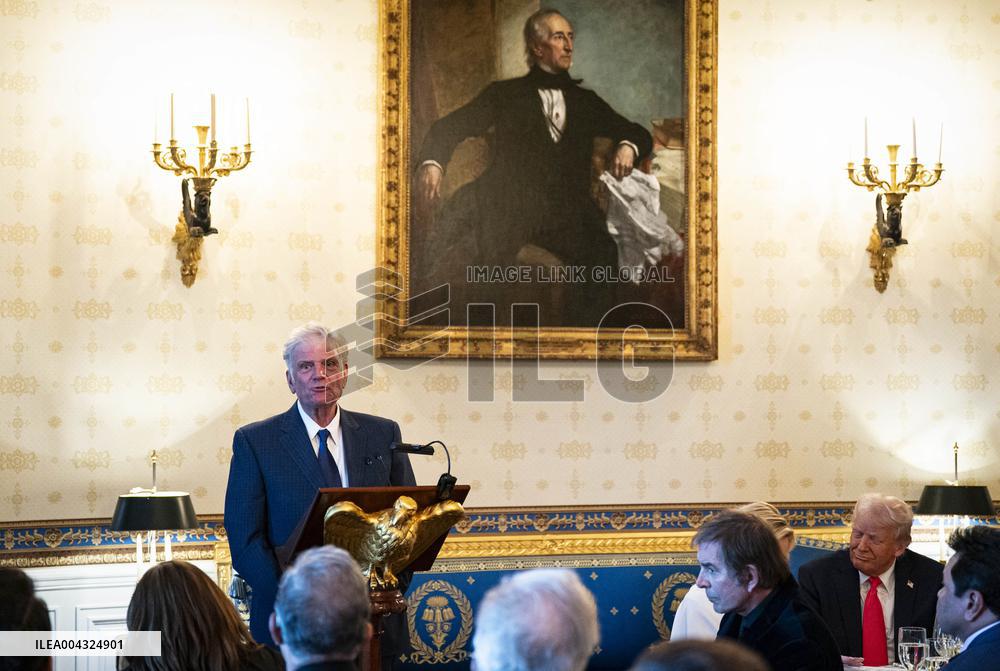 Trump At An Easter Prayer Service And Dinner - DC