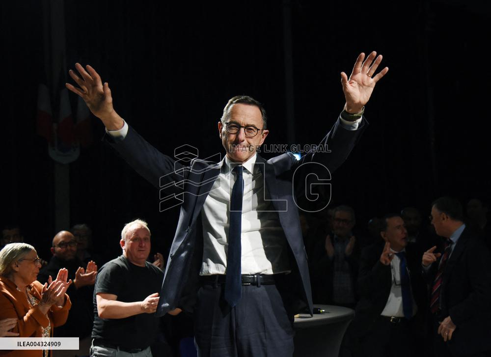 Bruno Retailleau At A Meeting - Rosny Sous Bois