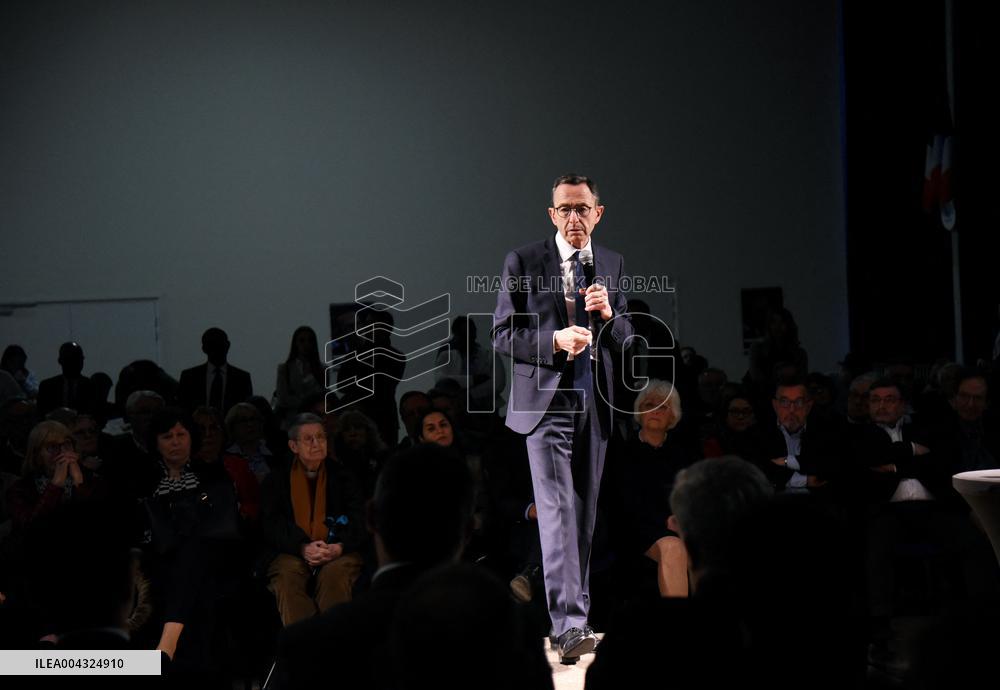 Bruno Retailleau At A Meeting - Rosny Sous Bois