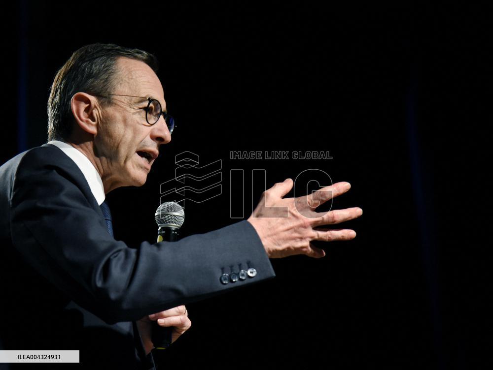 Bruno Retailleau At A Meeting - Rosny Sous Bois