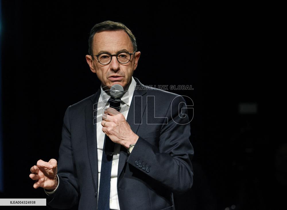 Bruno Retailleau At A Meeting - Rosny Sous Bois