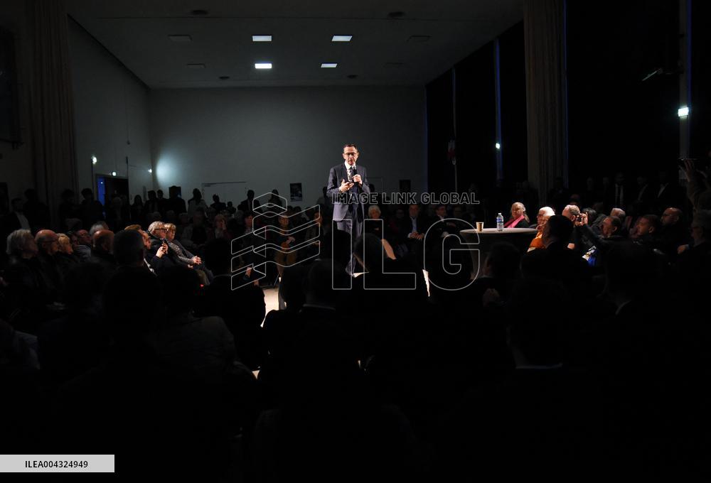 Bruno Retailleau At A Meeting - Rosny Sous Bois