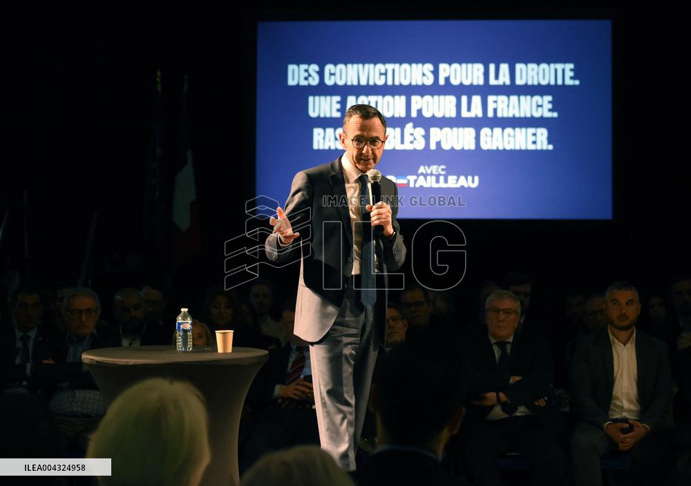 Bruno Retailleau At A Meeting - Rosny Sous Bois