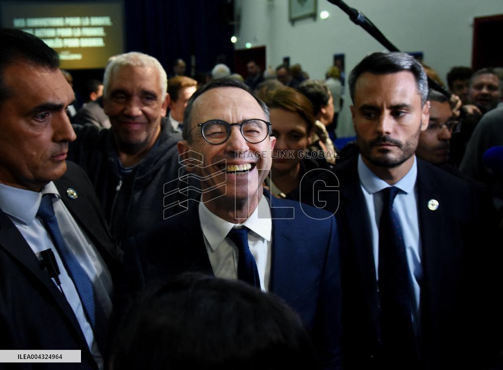Bruno Retailleau At A Meeting - Rosny Sous Bois