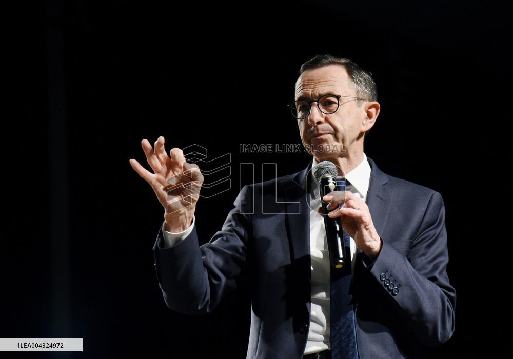 Bruno Retailleau At A Meeting - Rosny Sous Bois