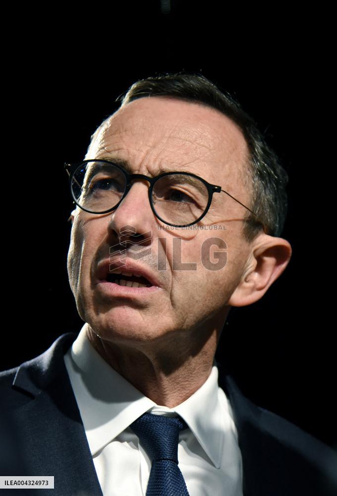 Bruno Retailleau At A Meeting - Rosny Sous Bois