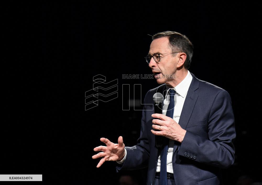 Bruno Retailleau At A Meeting - Rosny Sous Bois