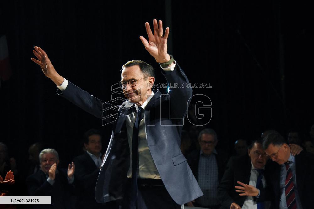 Bruno Retailleau At A Meeting - Rosny Sous Bois