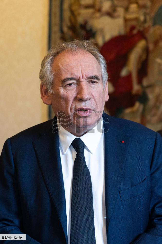 Francois Bayrou Receives Boualem Sansal s Support Committee - Paris