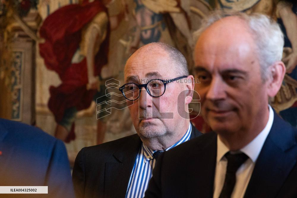 Francois Bayrou Receives Boualem Sansal s Support Committee - Paris